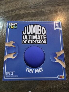 NIB Jumbo Ultimate De-Stressor - Blue huge!!